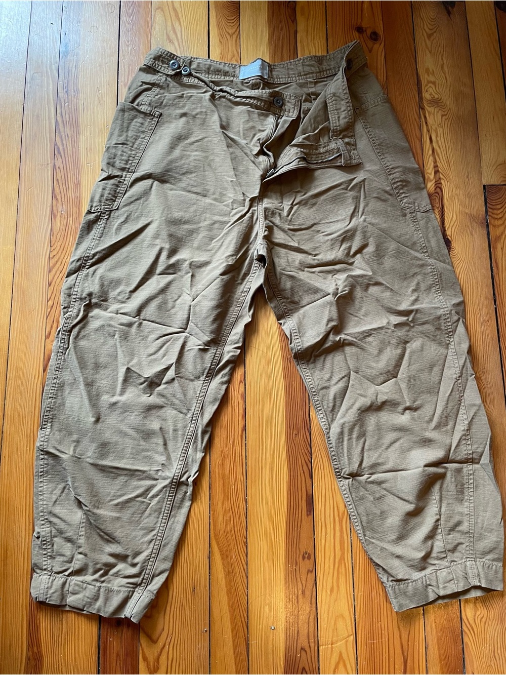 Everlane Organic Cotton Utility Fatigue Pants Brown Size 16